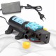 Насос помпа высокого давления KATOLA DP72-ST-DC/AC всасывающий, с Блоком Питания с внешней резьбой штуцеров 1/2" 